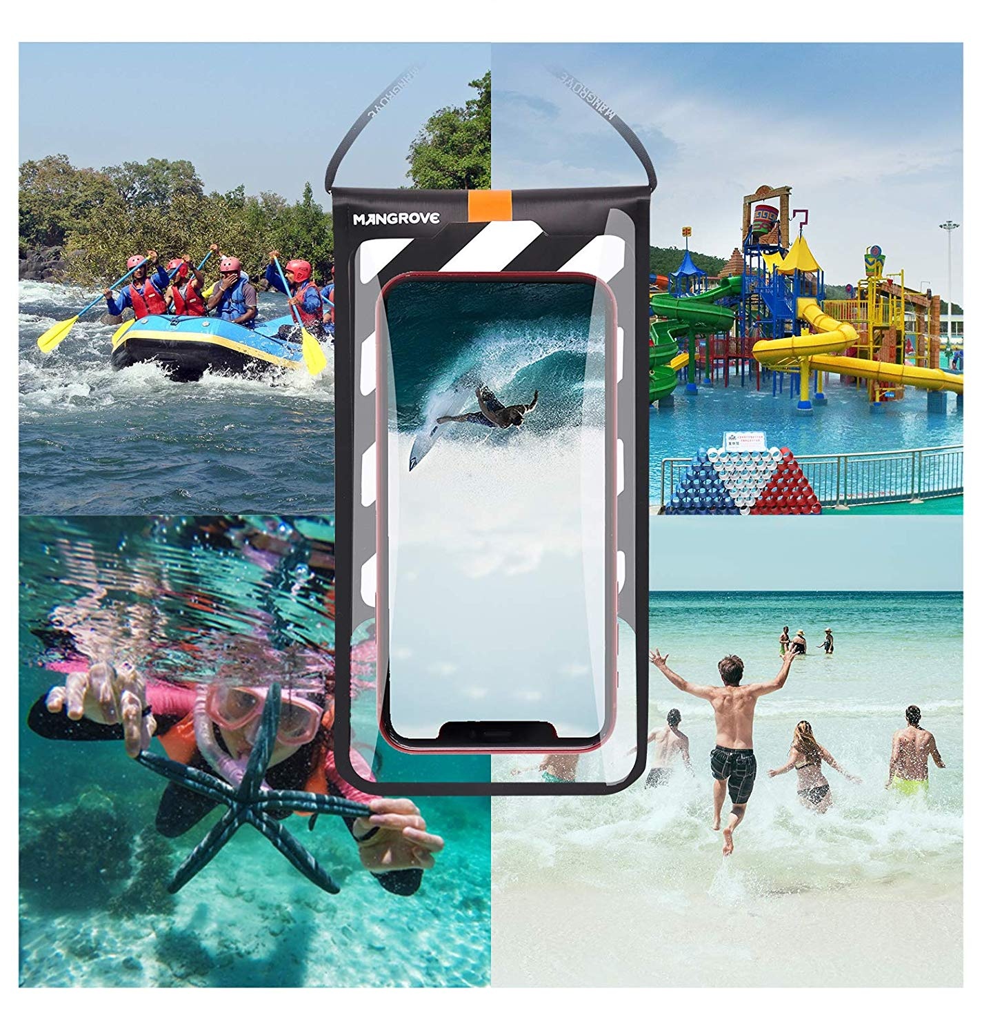 waterproof phone case swimming PVC pouch  diving take photos underwater  waterproof phone case PU for Iphone