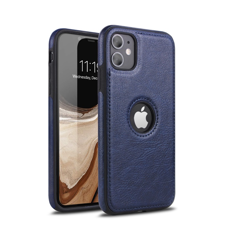 Leyi business shockproof anti fall TPU cover leather pu show logo luxury leather phone shell case for iphone 13 pro max