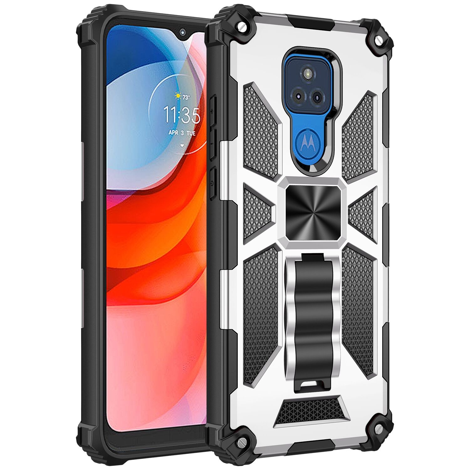 For Google Pixel 6 Pro Shockproof Bracket Ring Holder Car Magnetic Armor Case Mobile Accessories Phone Case Back Cover