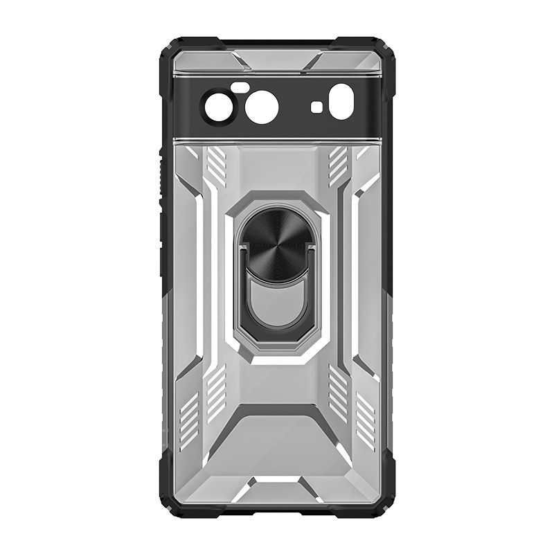 360 Rotation Ring Kickstand Phone Case for Google Pixel 6 Pro Hybrid Shockproof TPU+PC Cell Phone Cover for Google Pixel 6 2021
