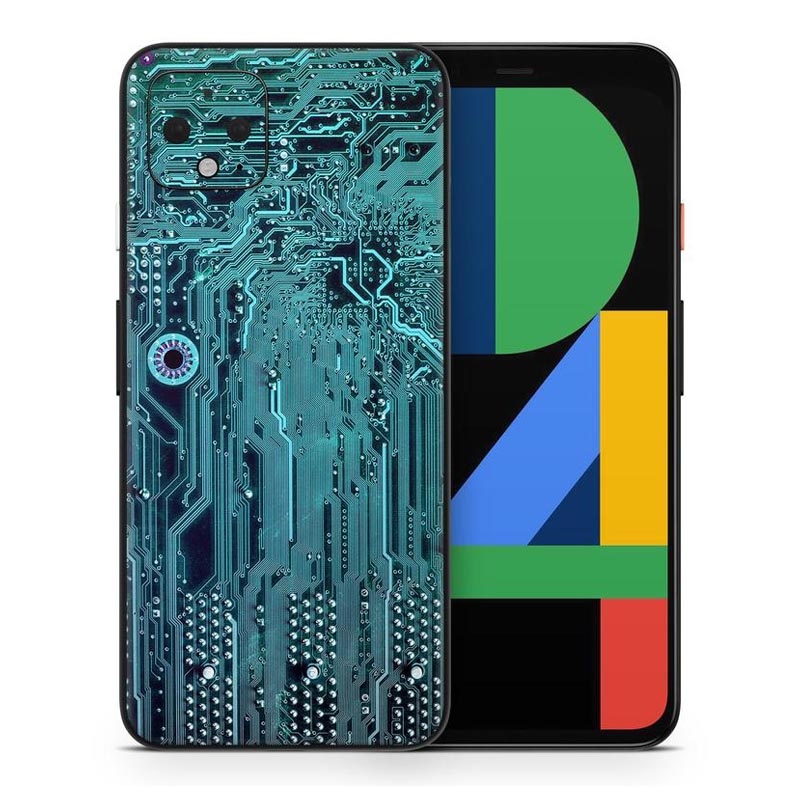 Protector Google Pixel Electric Circuit Board V5 - Full Body Skin Decal Wrap Kit for Google Pixel