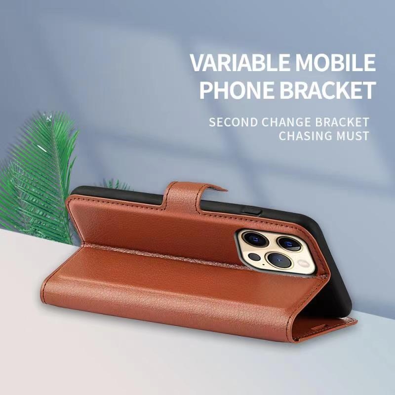 Free Customization Mobile Real Pu Leather Phone Case For iphone 12