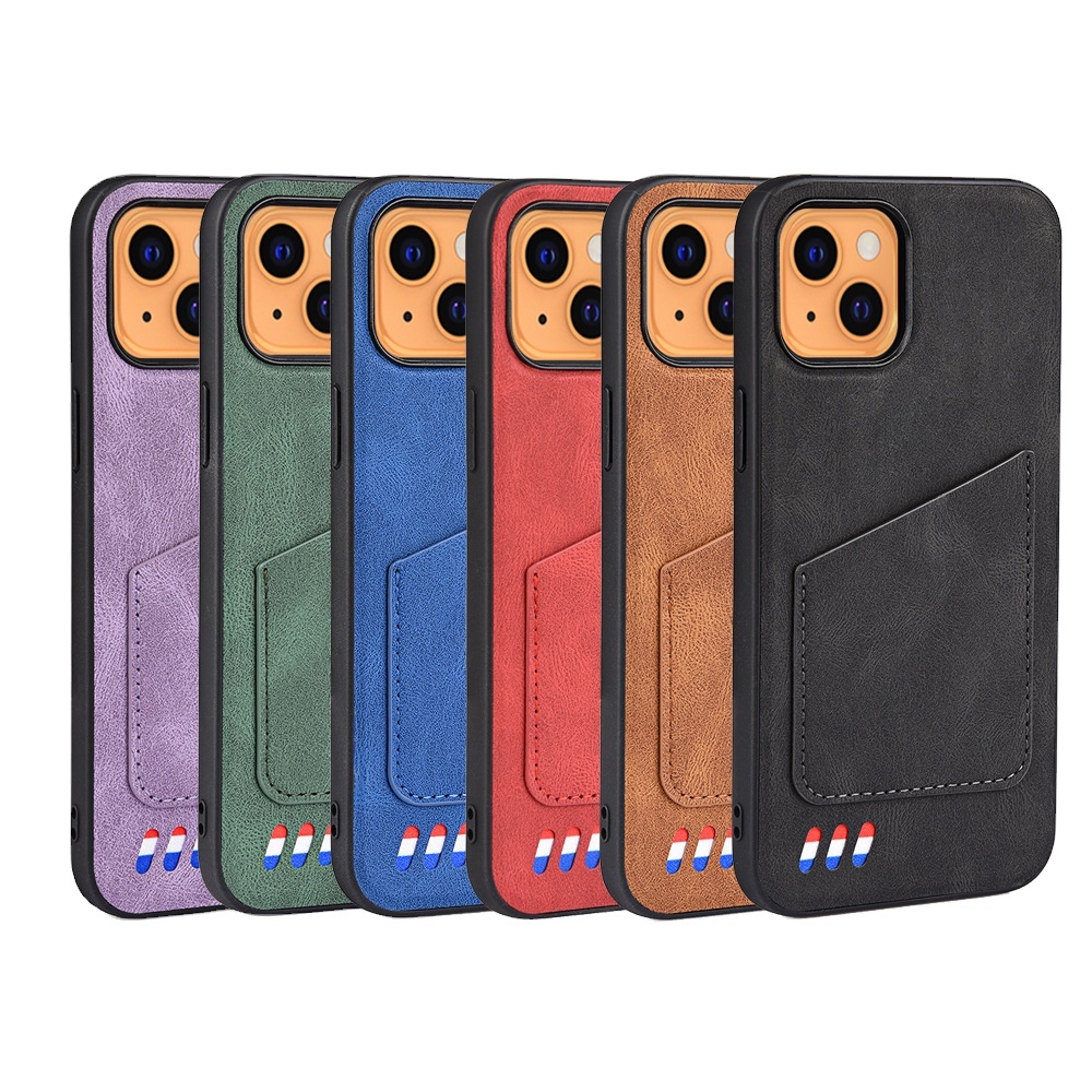Wallet Case for iPhone 13 Pro Max with Credit Card Holder, Slim PU Leather Wallet Card Pocket Back Cover Shockproof Phone Case