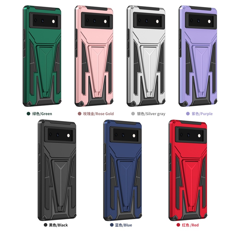 Armor Shockproof Case For Google Pixel 6 Pro Case Magnetic Car Cover For Pixel 6 Pro 2 in 1 Sublimation Case Fundas For Pixel 6
