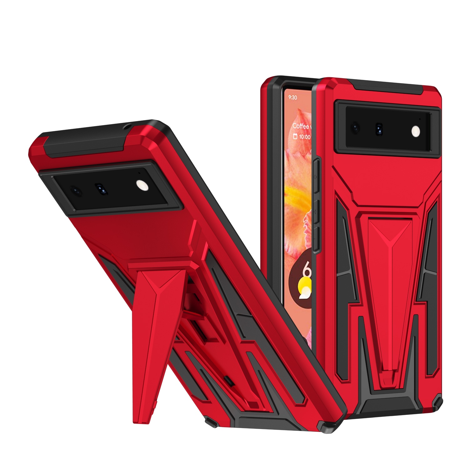 Wholesale Luxury Designer Phone Case Sets For Google Pixel 6 Soft Tpu+pc Solid Plating Protective Personalized Phone Case