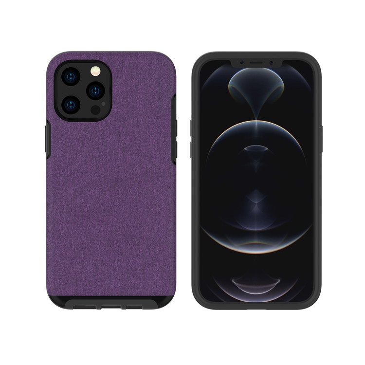 Shockproof Fiber Pu/Nylon/Fabric Soft Phone Case Cover For iPhone 12 series