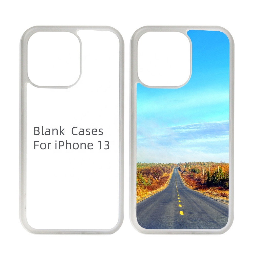 Prosub 2021 New For Iphone 13 Pro/Pro Max Mobile Phone Cover Sublimation Cell Phone Case 2D TPU+PC Sublimation Blanks Phone Case