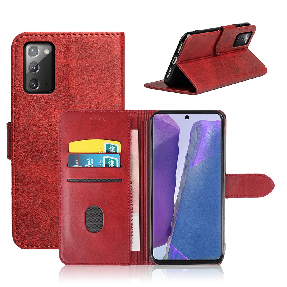 Retro PU Flip Wallet Leather Case for For Samsung Galaxy Note20 Note20ultra Multi Card Holders Phone Cases