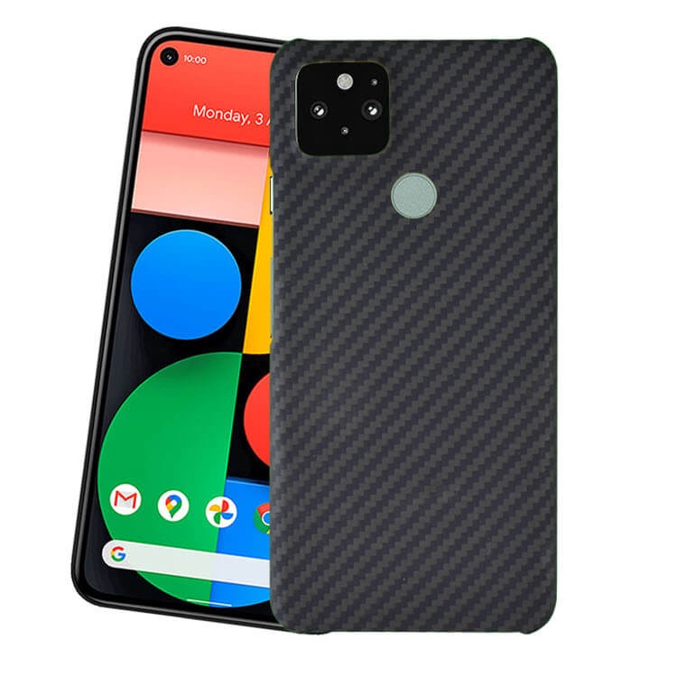 Aramid Fiber Ultra Thin Mobile Phone Case For Google Pixel 5 Super Light Military Grade Material Phone Cover Cases Top Selling