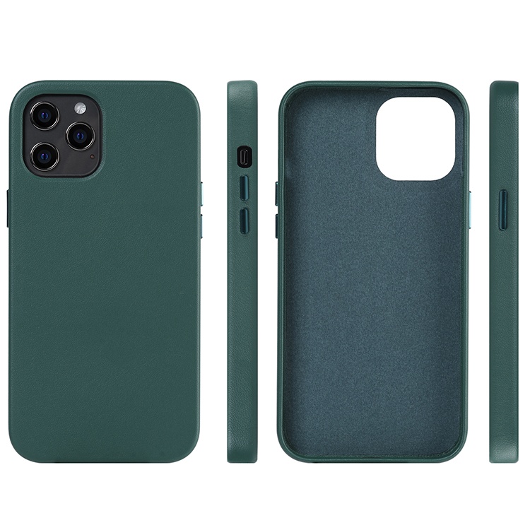 Premium Business Style PU Microfiber Lining Metal Keys Luxury Official Style for iPhone 13 Leather Phone Cases