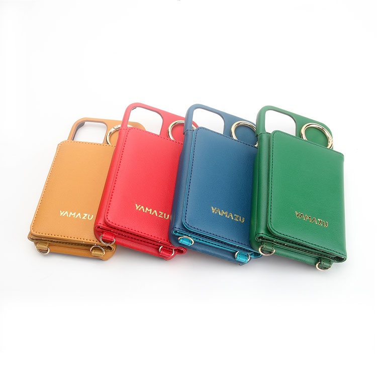 Custom PU leather Shockproof Single shoulder strap mobile phone case for iphone 12 mobile phone bags