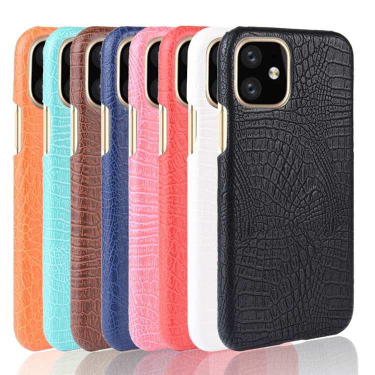 Luxury Crocodile Pattern PU Leather Cell Phone Case Back Cover for iPhone 11 Pro Max 2019