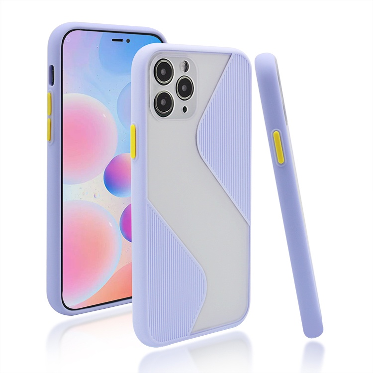 2020 color PU matte PC 2 in 1 cell phone case for samsung A11 M11 S20