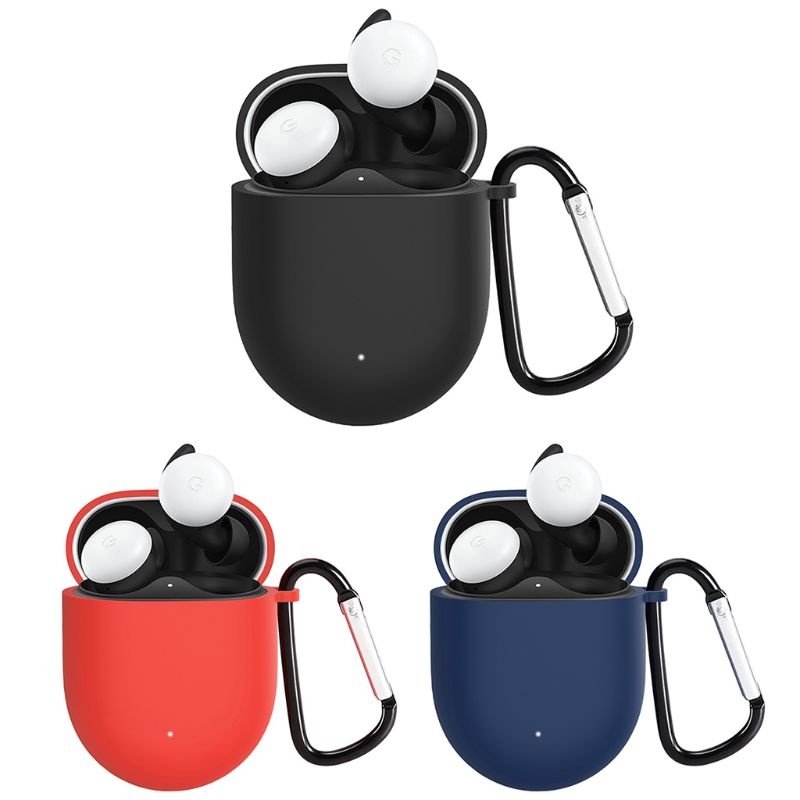 Shockproof Non-slip Silicone Case for Google Pixel Buds 2 Earbuds Earphone Protection Cover for Google Pixel Buds Earbuds Fundas