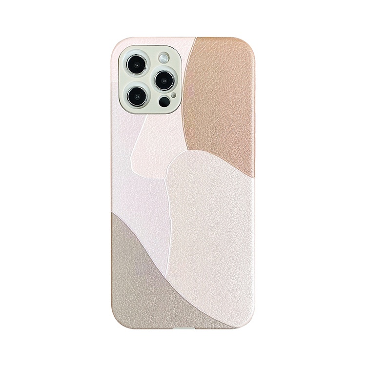 Luxury Color Block Marble Pu Leather TPU Mobile Phone Cases For iPhone 11 12 13 Pro Max