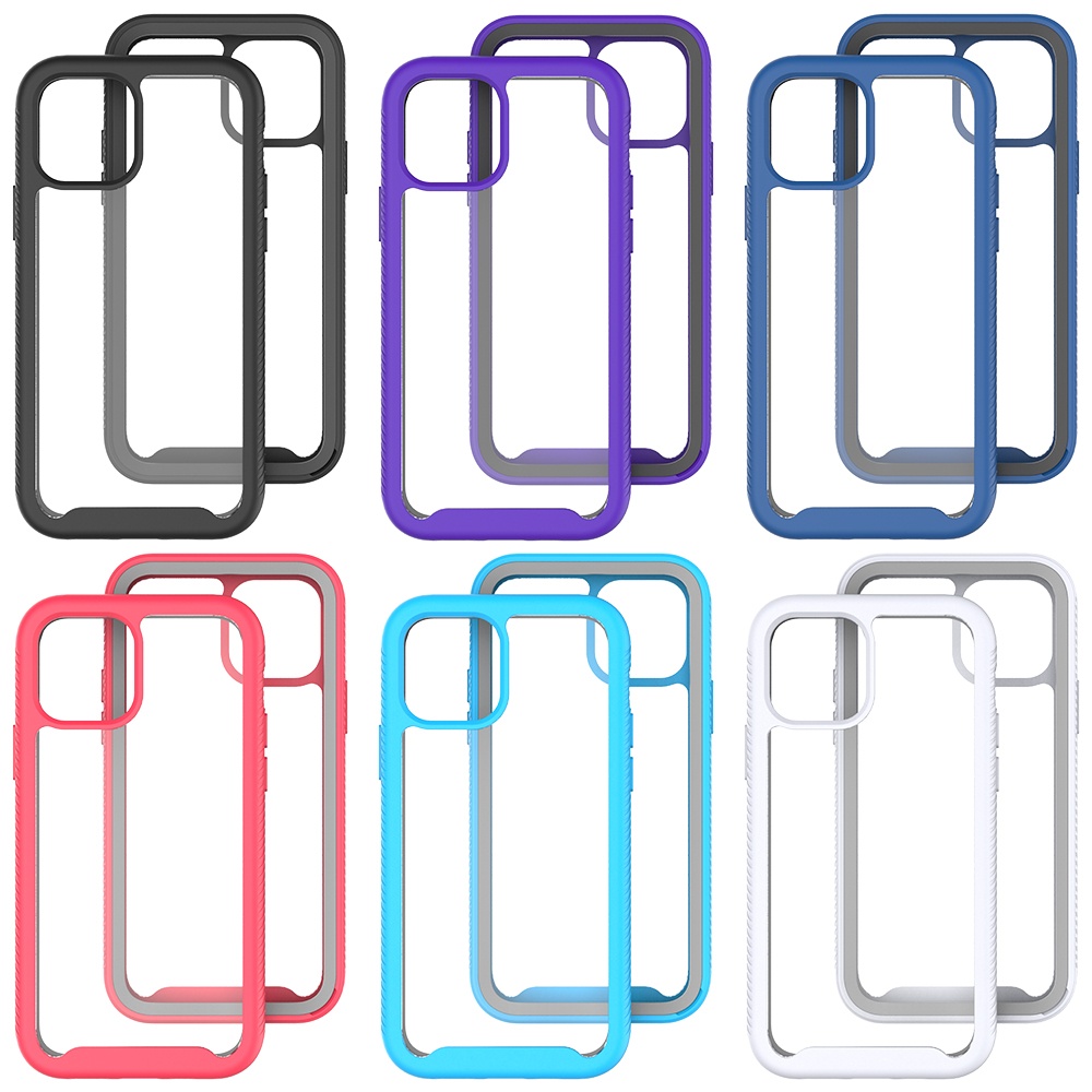 High Quality Transparent Bags Acrylic Plastic Rubber Clear Bumper Phone Funda Cover For Google Pixel 4 pixel 3a xl Mobile Phone