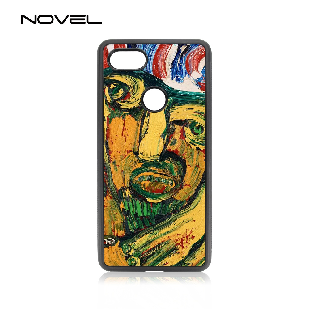 Custom Blank 2D Rubber Mobile Phone Case For Google Pixel 3