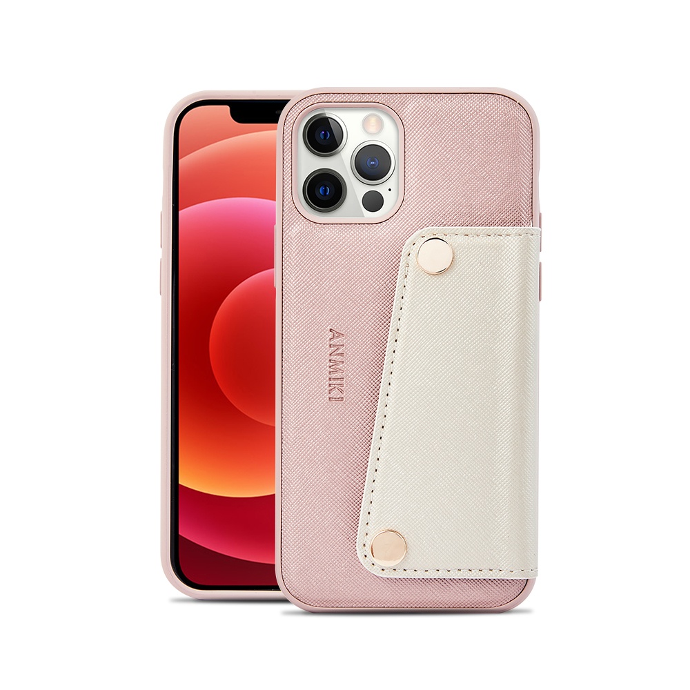 Luxury PU Leather Business Style Wallet Phone Case Back Card Mobile Cell Phone Case For iPhone 12 13 Series With Card Slots