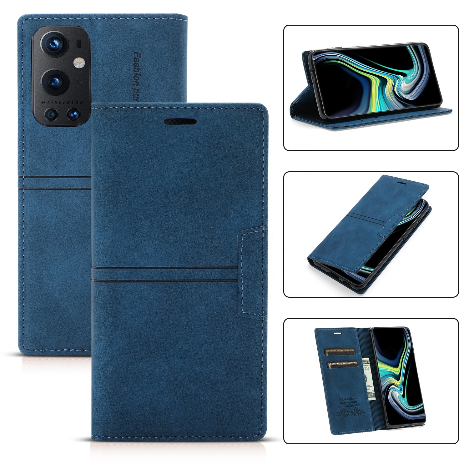 Skin Leather Case Wallet Phone Bag Strong Magnetic Cover For Google Pixel 5 5A  Flip Book Cell Phone Case For Pixel  5XL 4A 5G