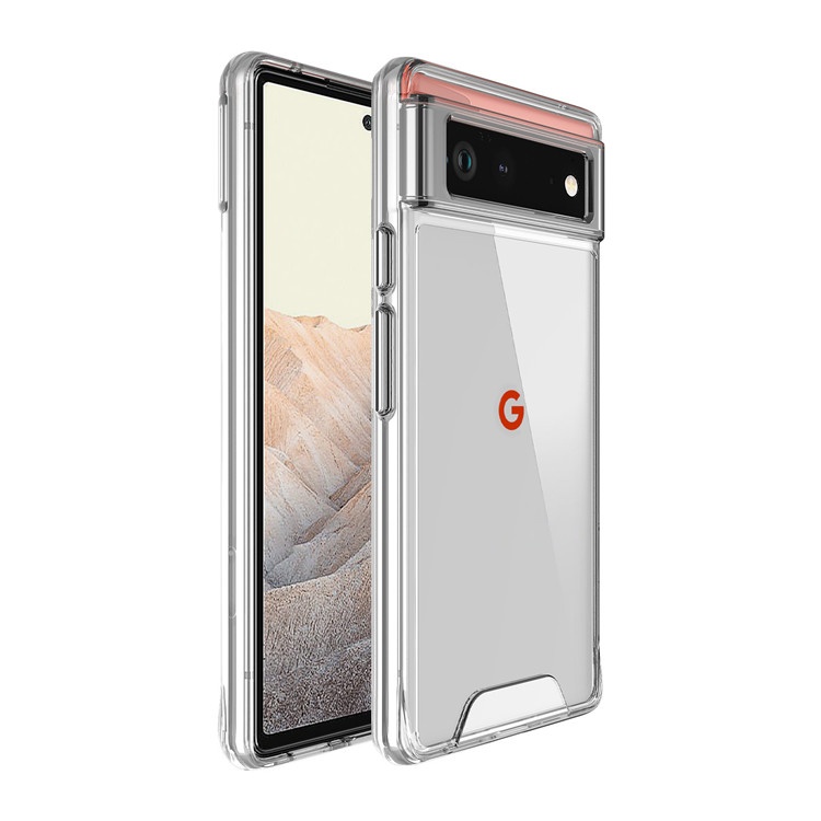 Clear Hard PC Back Shockproof TPU Bumper Protective Phone Cover for Google pixel 6 Phone Case