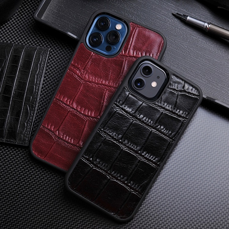 2021 Hot Private Label Genuine Leather Phone Case For Men