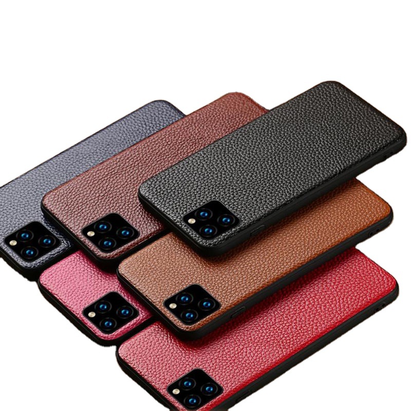 Wholesale luxury Genuine leather phone case for Apple IPHONE 6S 7 8PLUS XS XR SE 11 12 13 min Pro Max Pu Leather Shell Cover
