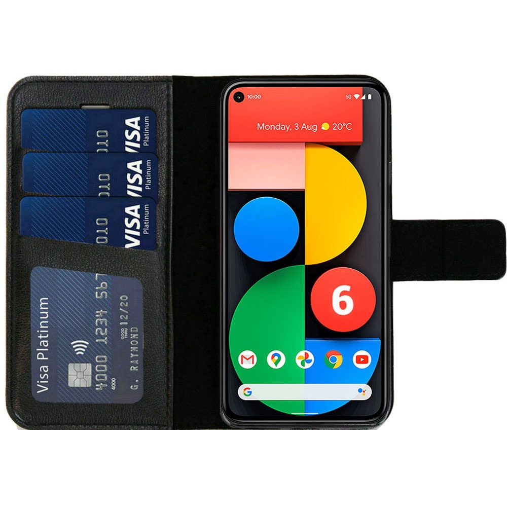 PU Leather Shockproof Folio Case Phone Cover Card Slot for Google Pixel 6 pro