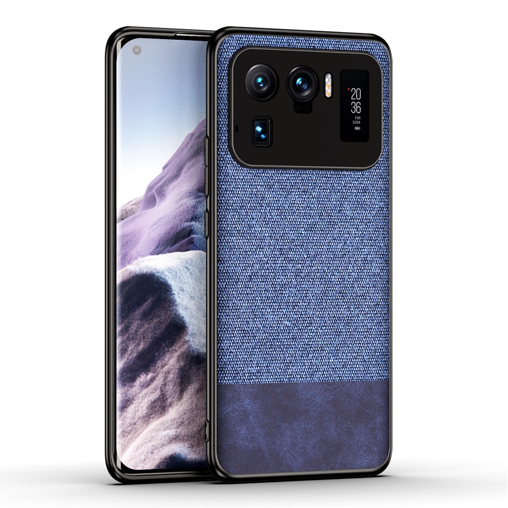 2021 Newest Design Canvas Plus Pu Leather Phone Bag Custom Phone Case for Xiaomi 11 Ultra