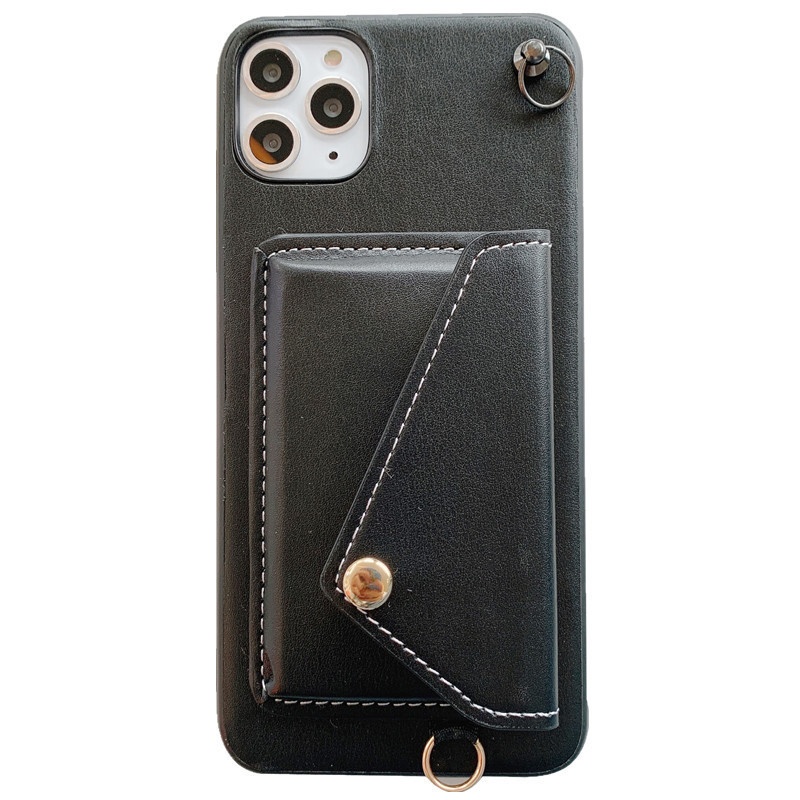 Amazom hot selling for iphone 12 max 11 pro max leather phone case crossbody bags 2020 Card Slots Pouch Women wallet Case