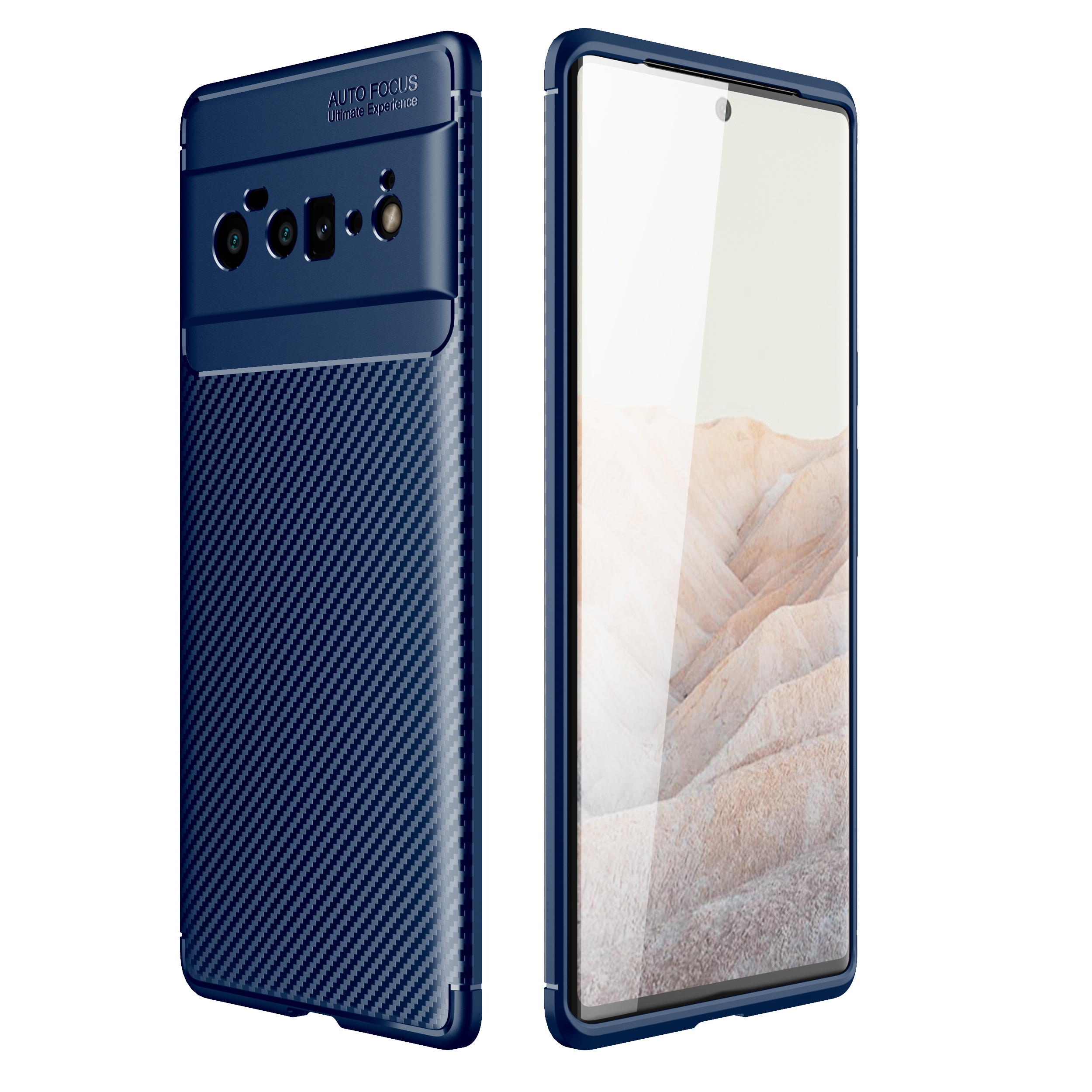 WlONS OEM Factory  Beetles TPU  Carbon Fible Phone Case  Mobile Cover Bags Cell Phone Cases For Google  Pixel 4a