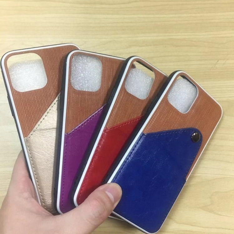 Cell Phone Accessories Flip Stand Leather TPU  Wallet Phone Case 3D Covers For iPhone 11 Pro