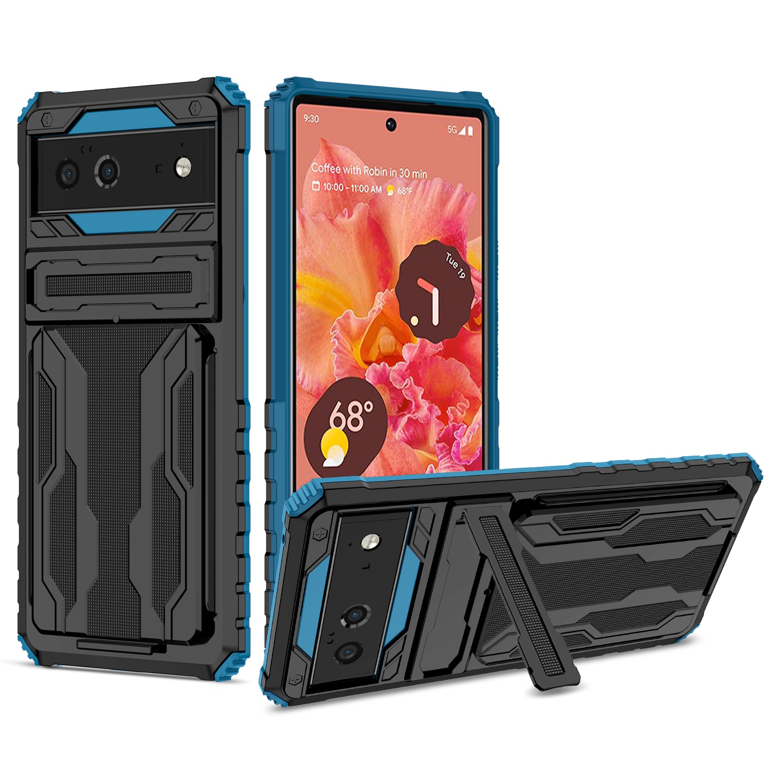 High quality Card bag case for Google Pixel 6, Heavy duty phone case cover for Google Pixel 6 Pro