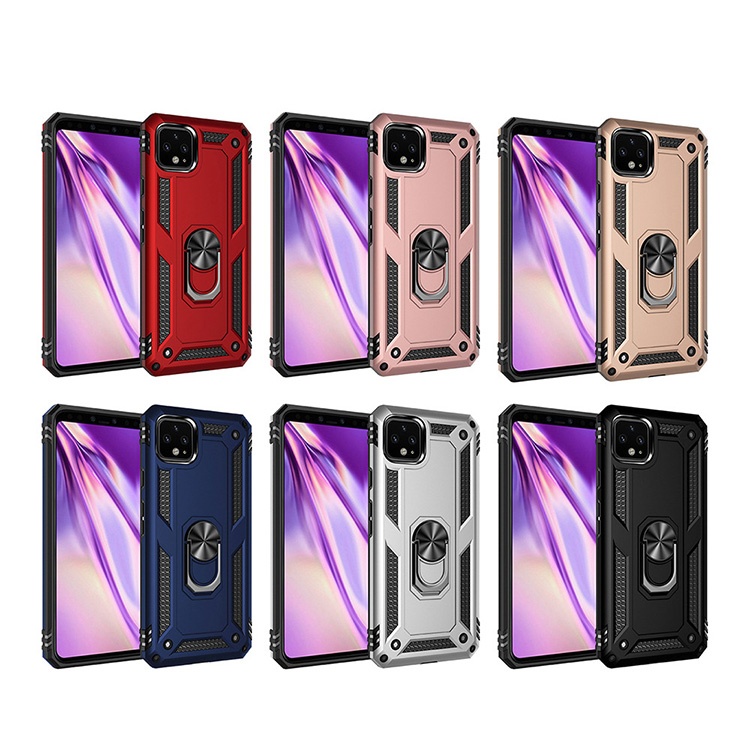 Military Shockproof Cell Phone Cover Case For Google Pixel 4 5 6 Ring Holder For Google Pixel 3A 4A 5A 6Pro case