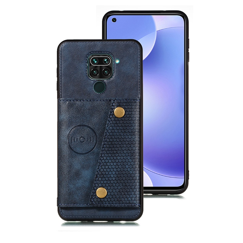 New product launch low price leather TPU+PU protective sleeve For RedMI Note 9 Phone Case